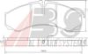 A.B.S. 37299 OE Brake Pad Set, disc brake